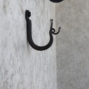 Iron wall hooks